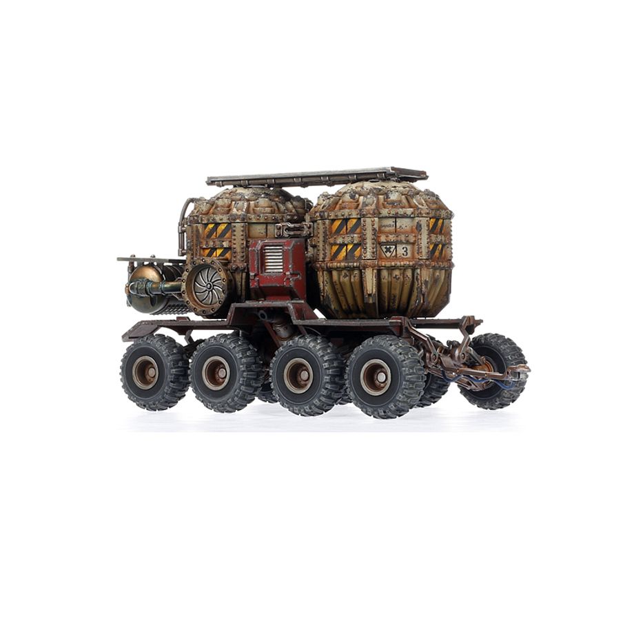 Necromunda: Promethium Tanks on Cargo-8 Ridgehauler Trailer - Loaded Dice