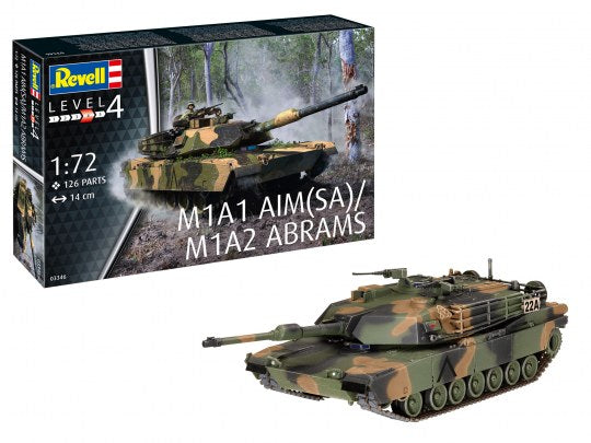 Revell M1A2 Abrams (1:72) - Loaded Dice Barry Vale of Glamorgan CF64 3HD