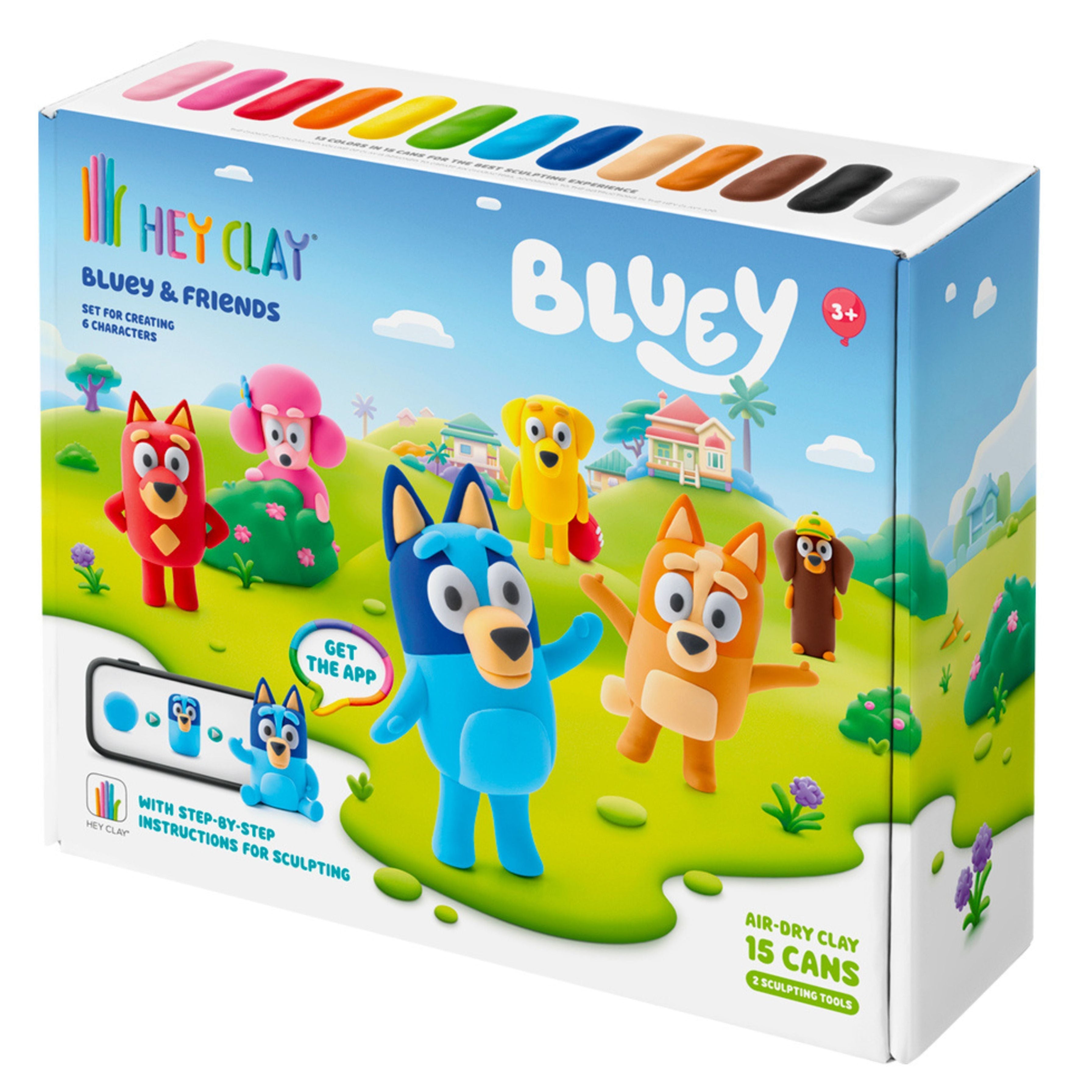 Hey Clay Bluey & Friends (15 Cans) - Loaded Dice