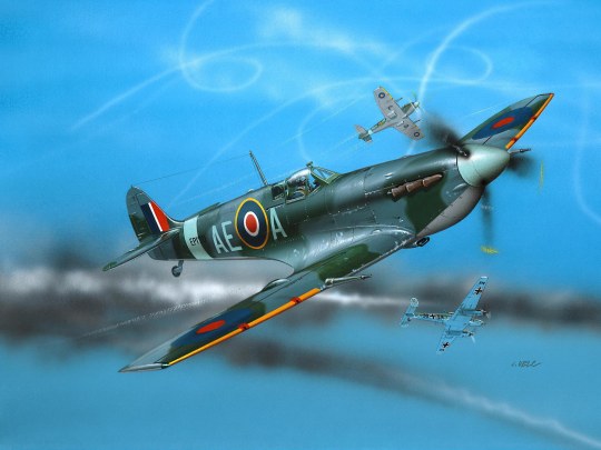 Revell Spitfire Mk.V (1:72) - Loaded Dice