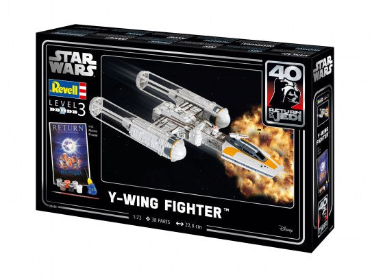 Revell Star Wars Gift Set "Y-Wing Fighter" RotJ 40th Anniversary - Loaded Dice Barry Vale of Glamorgan CF64 3HD