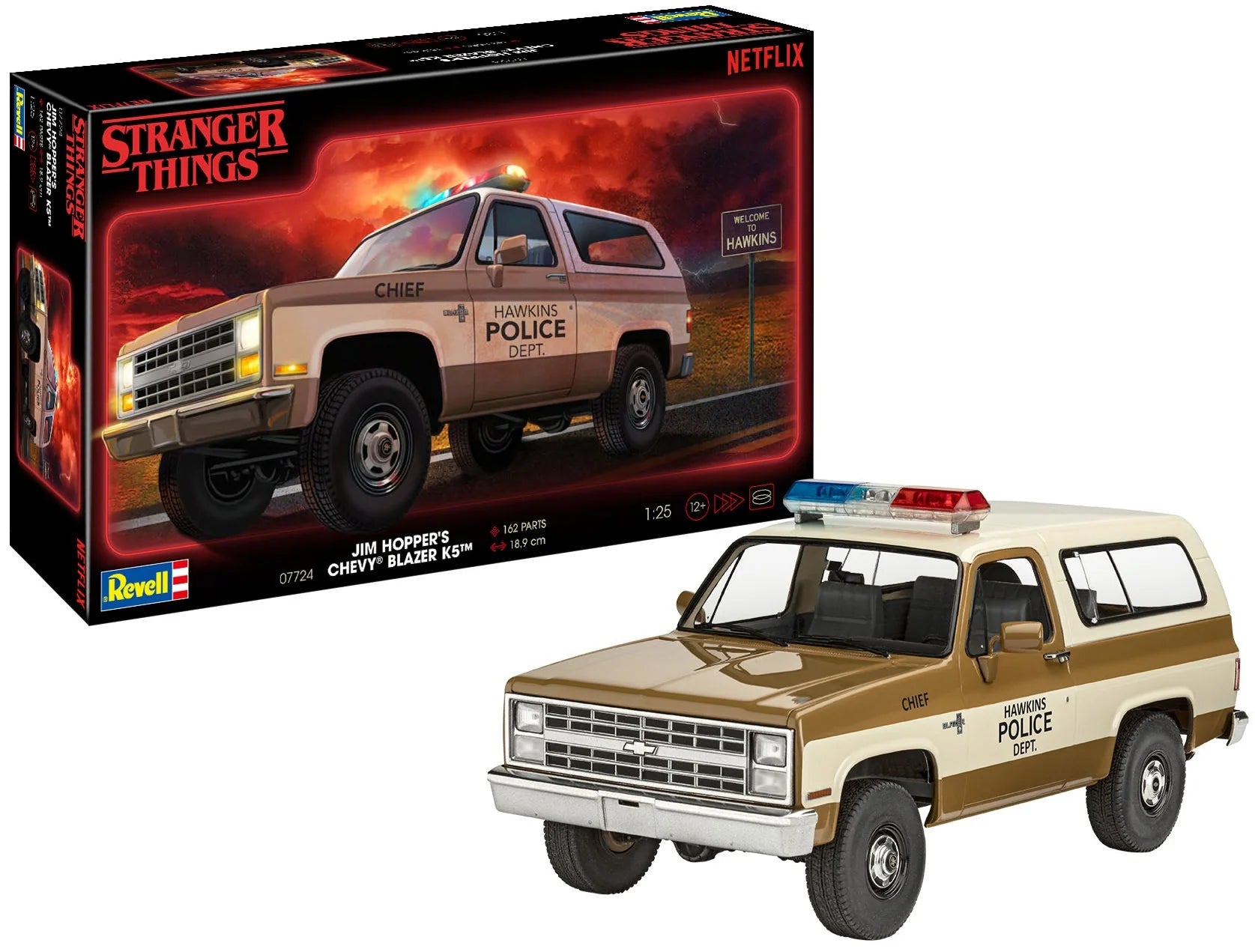 Revell 1985 Chevrolet K5 Blazer: Stranger Things 1:25 Scale - Loaded Dice