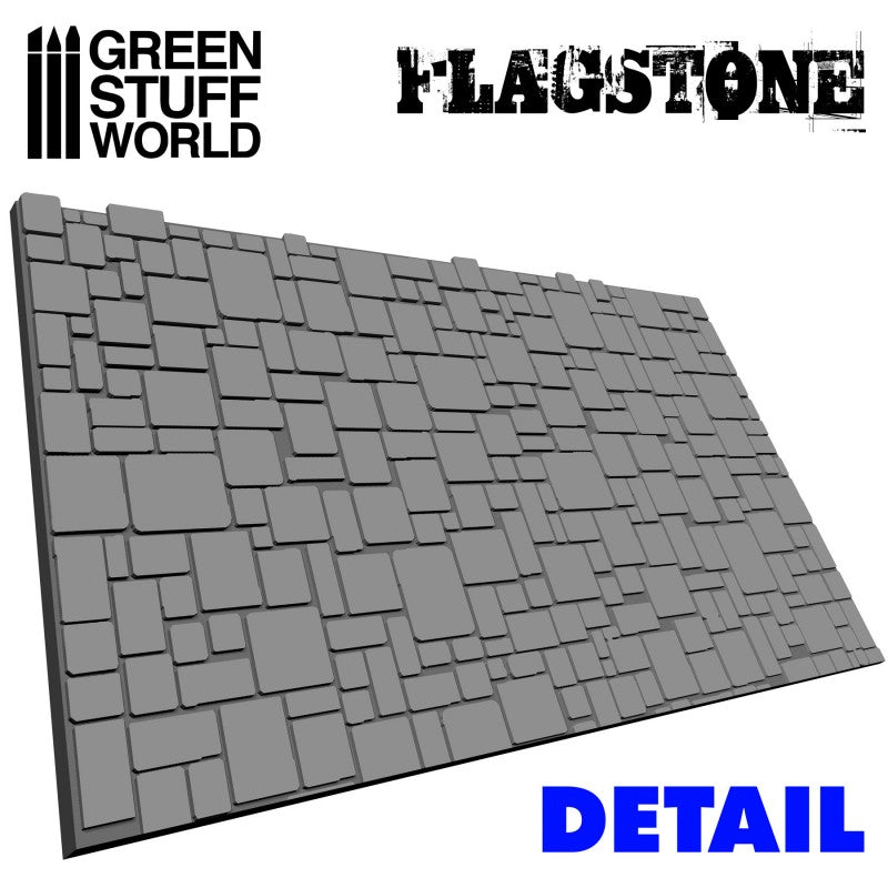 Green Stuff World Rolling Pin Flagstone - Loaded Dice Barry Vale of Glamorgan CF64 3HD