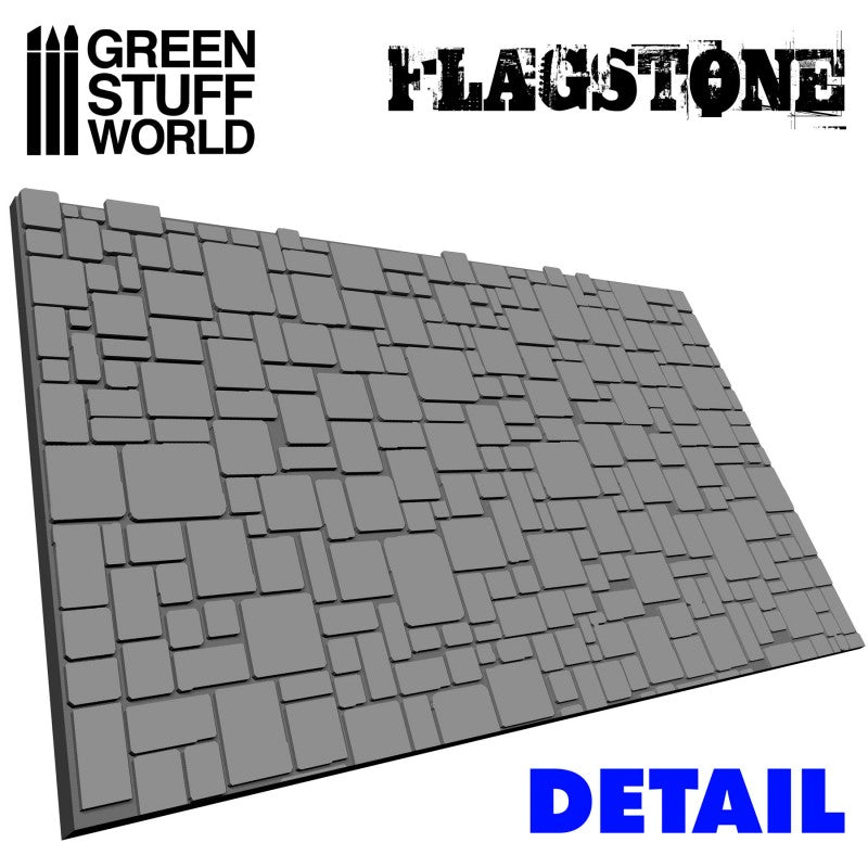 Green Stuff World Rolling Pin Flagstone - Loaded Dice