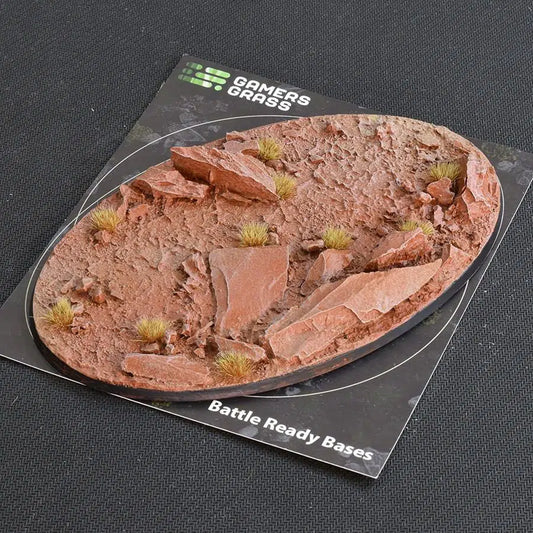 Gamers Grass Battle Ready Bases - Badland Oval 170mm (x1) - Loaded Dice