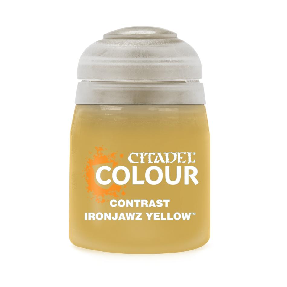 Citadel Contrast: Ironjawz Yellow 18ml - Loaded Dice Barry Vale of Glamorgan CF64 3HD