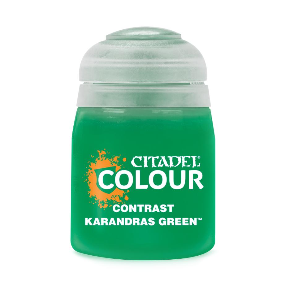 Citadel Contrast: Karandras Green 18ml - Loaded Dice Barry Vale of Glamorgan CF64 3HD