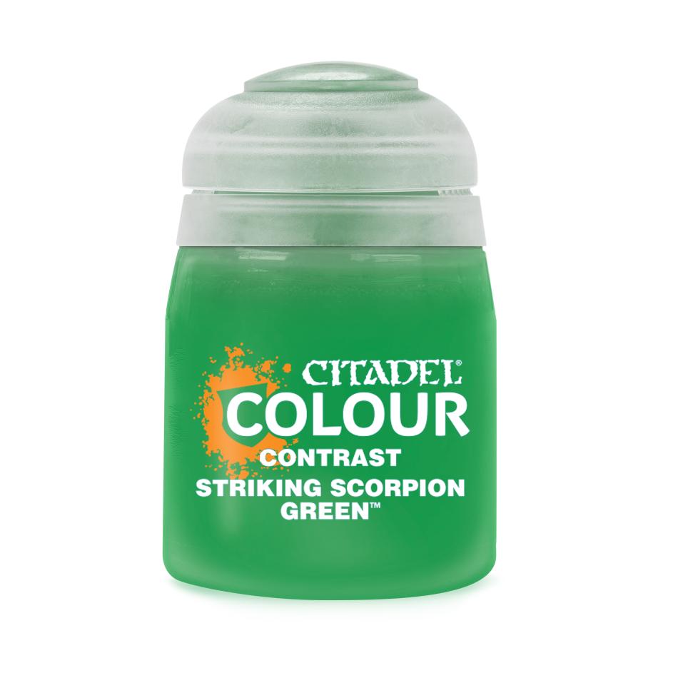 Citadel Contrast: Striking Scorpion Green 18ml - Loaded Dice Barry Vale of Glamorgan CF64 3HD