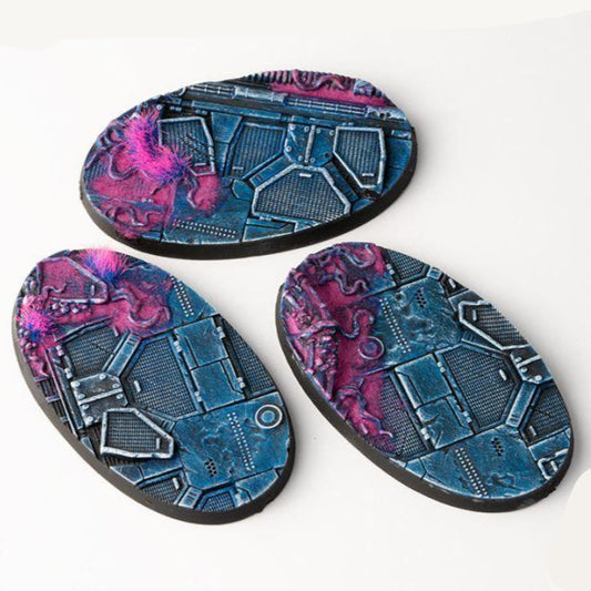 Gamers Grass Alien Infestation Oval Bases - 75mm (x3) - Loaded Dice