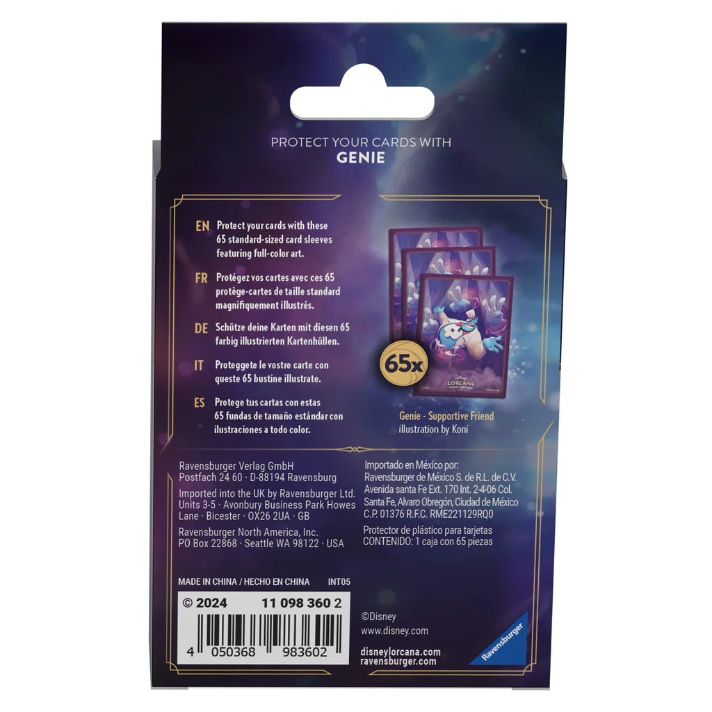 Disney Lorcana Card Sleeve Pack Genie - Set 4 - 0