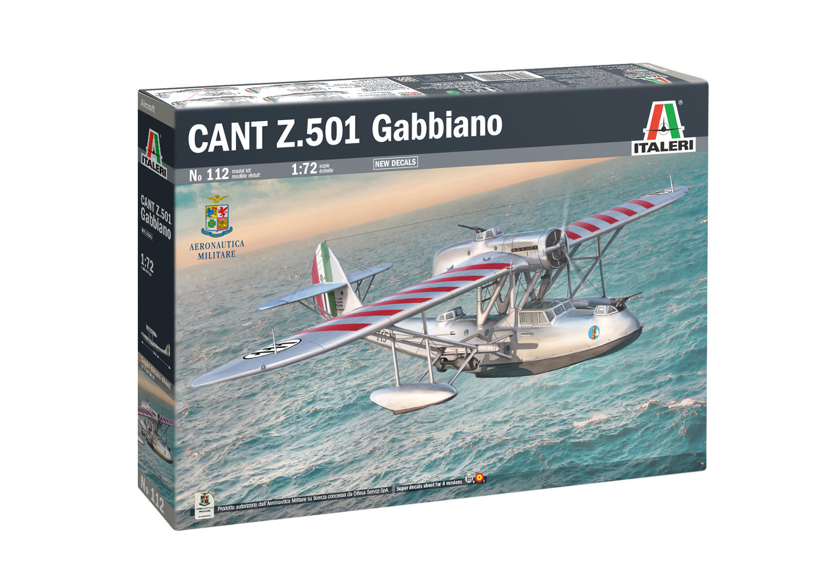 Italeri 1:72 CANT Z.501 Gabbiano - 112