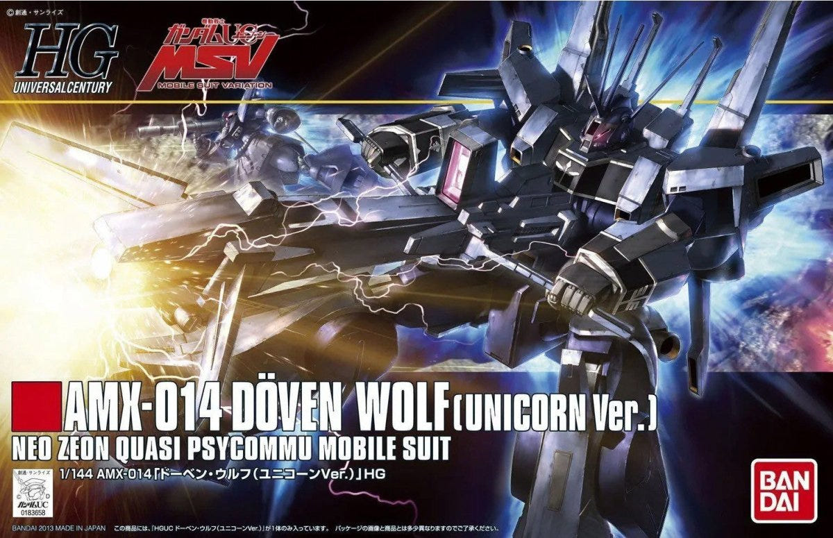 1/144 HGUC DOVEN WOLF (UNICORN VER.)