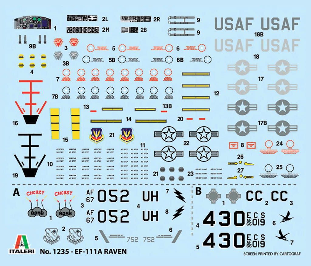 Italeri 1:72 EF-111A Raven - 1235