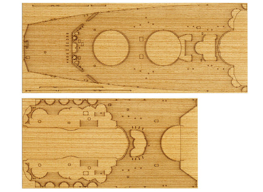 Tamiya 1:350 Yamato Deck Sheet for 78025 - 12645
