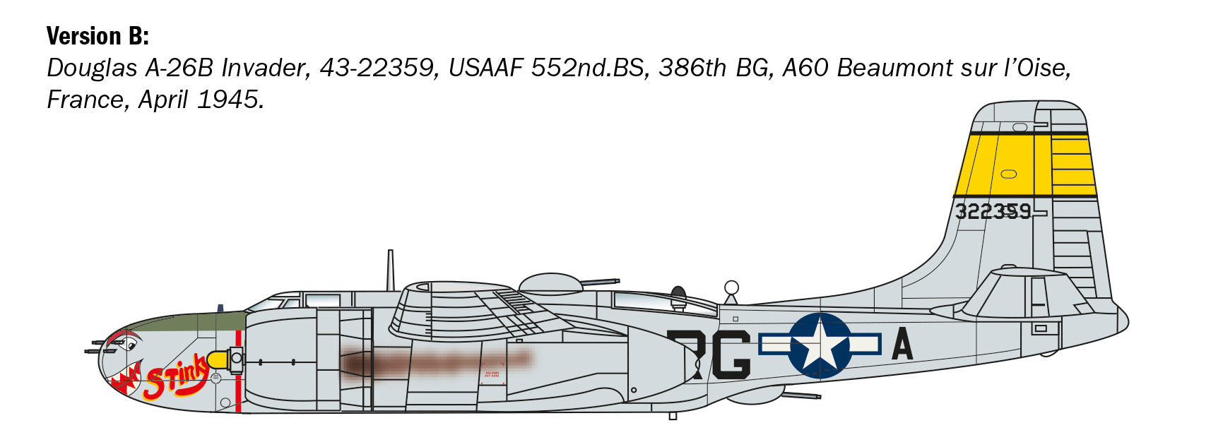 Italeri 1:72 A-26 A/B Invader - 1274
