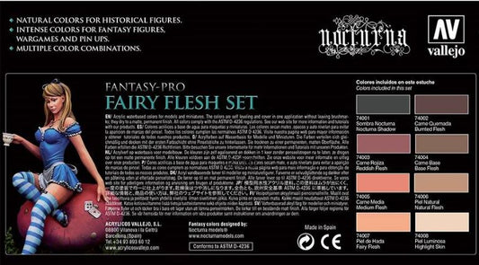 Vallejo Fantasy Pro Fairy Flesh Set (x8) - Loaded Dice