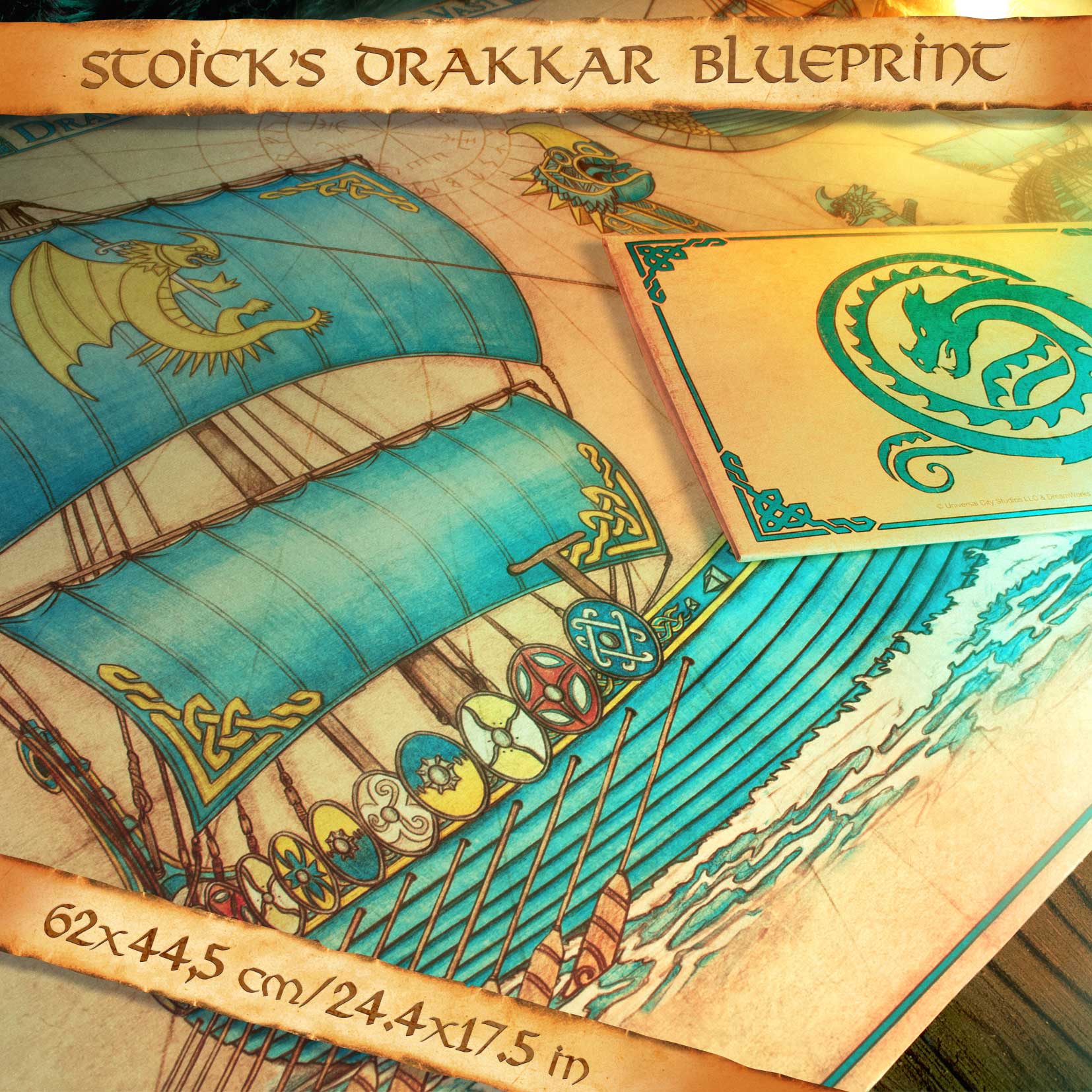Stoick's drakkar blueprint