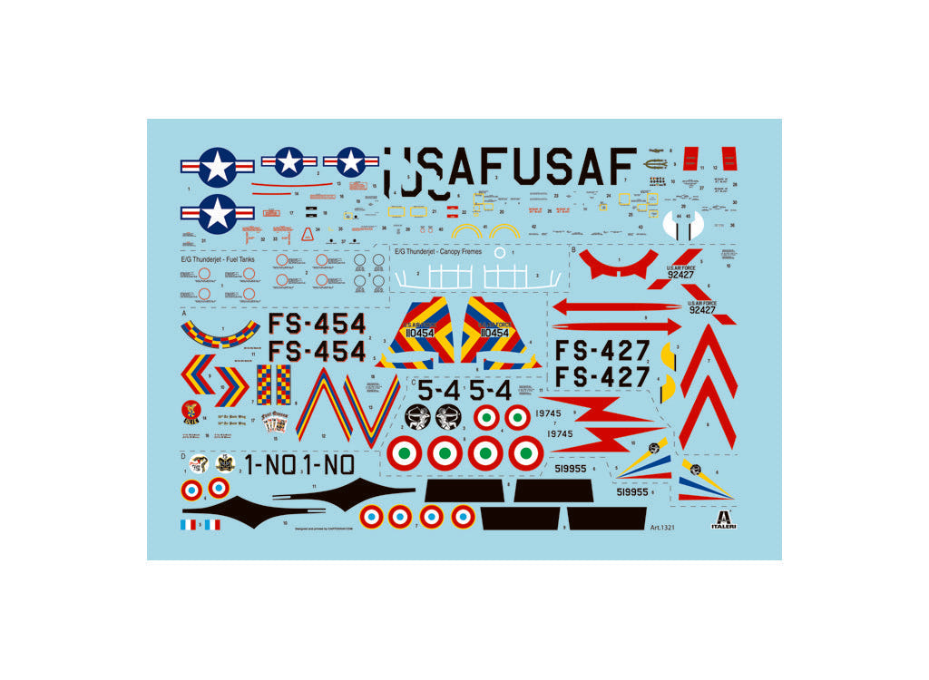 Italeri 1:72 F-84G Thunderjet - 1321