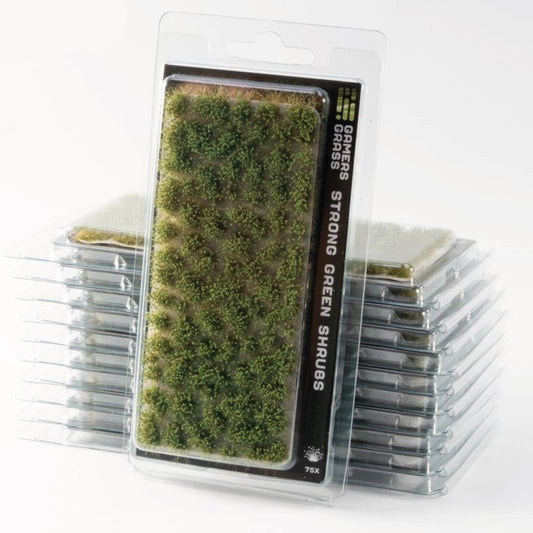 Gamers Grass - Strong Green Shrubs - Loaded Dice