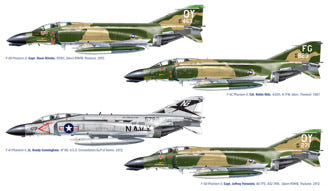 Italeri 1:72 F-4 Phantom US Vietnam Aces - 1373