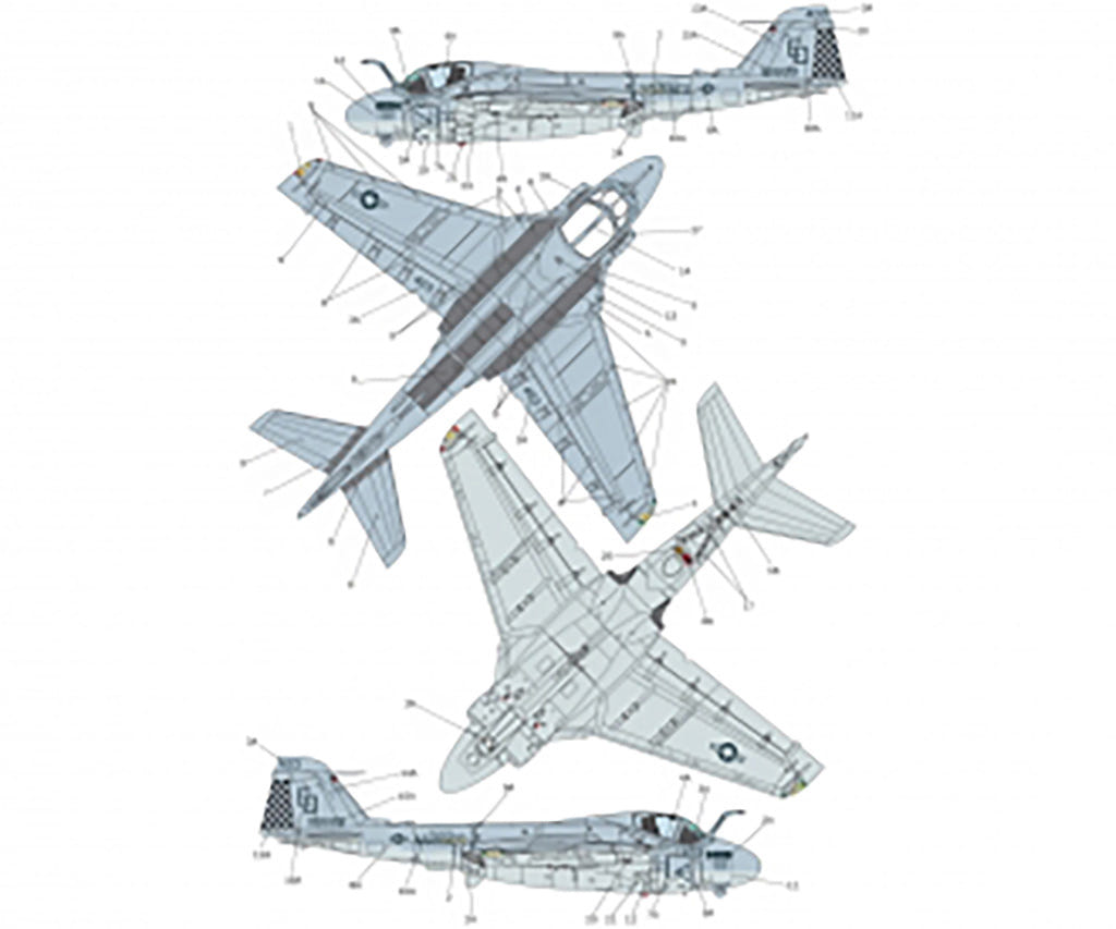 Italeri 1:72 A-6E Intruder U.S. Navy / U.S.M.C. - 1392