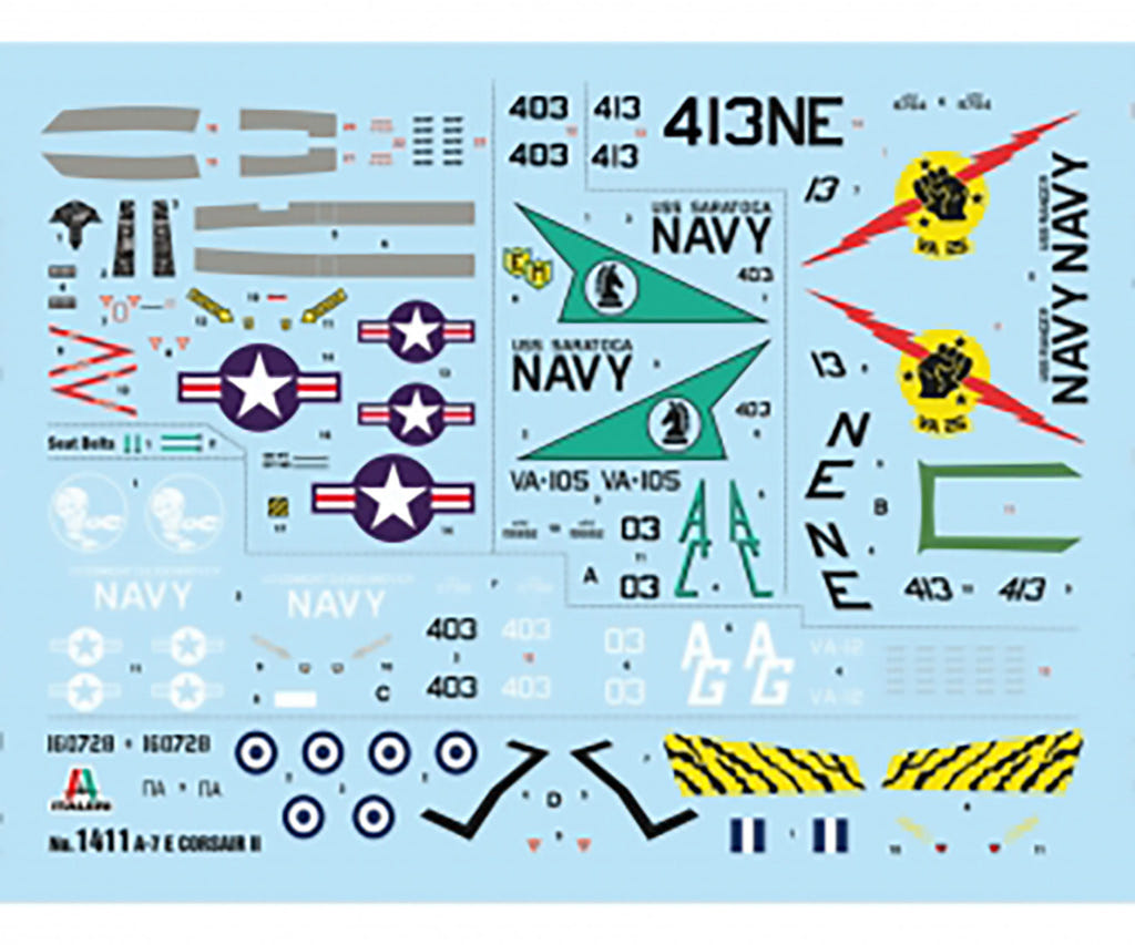 Italeri 1:72 A-7E Corsair II - 1411