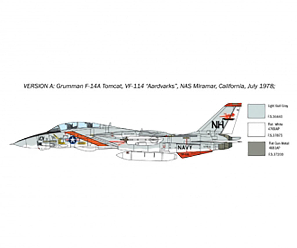 Italeri 1:72 F-14A Tomcat - 1414