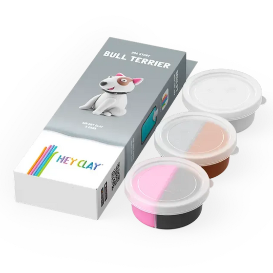 Hey Clay Dog Story - Bull Terrier (3 Cans) - Loaded Dice