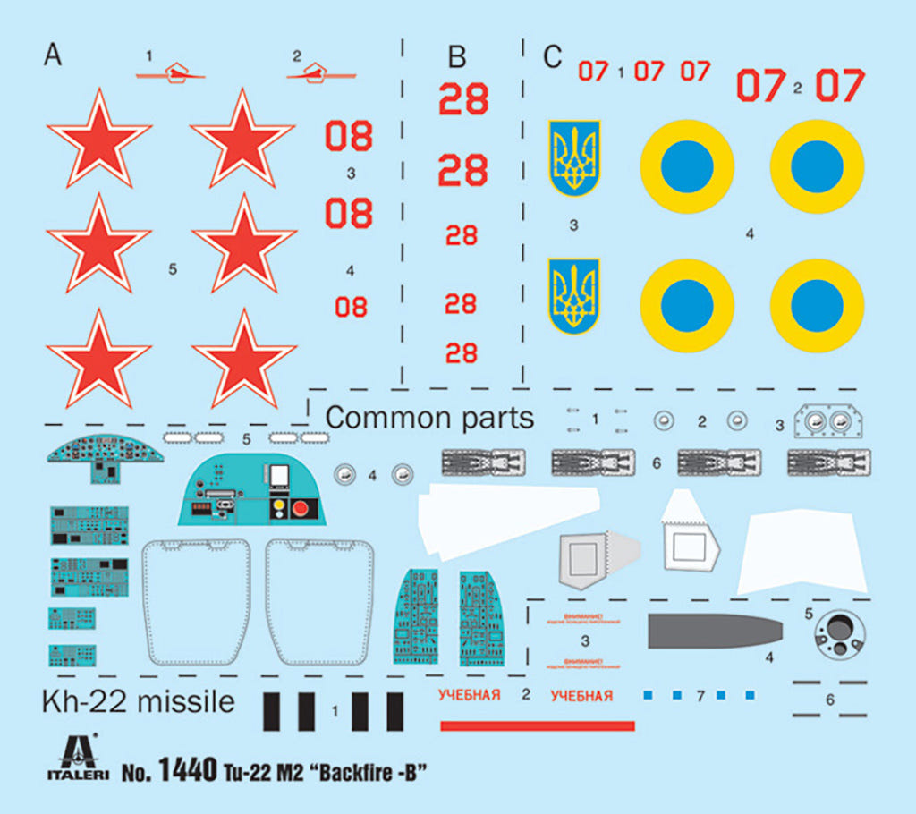 Italeri 1:72 Tu-22M3 Backfire - 1440