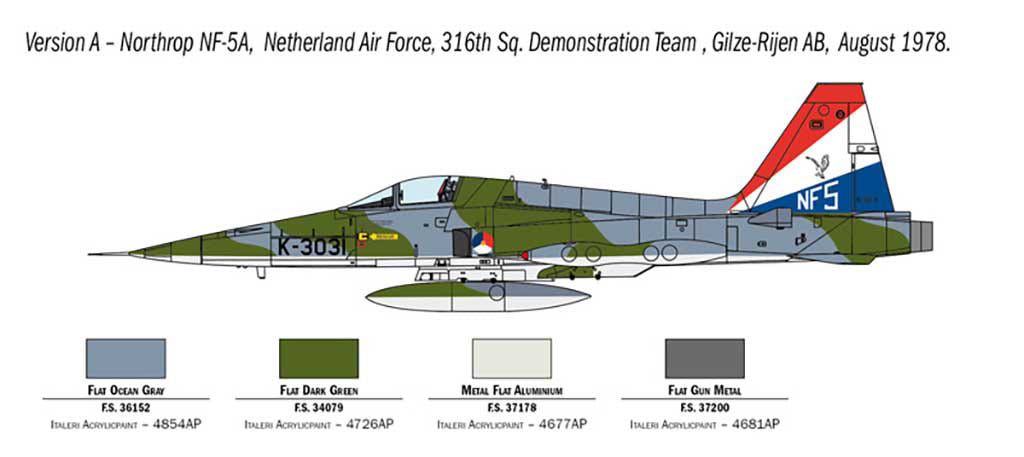 Italeri 1:72 F-5A Freedom Fighter - 1441
