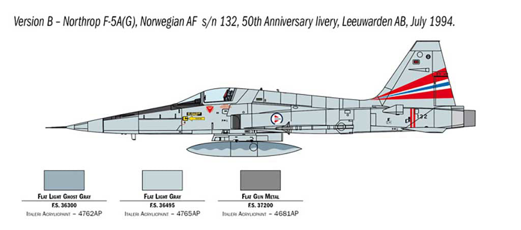 Italeri 1:72 F-5A Freedom Fighter - 1441