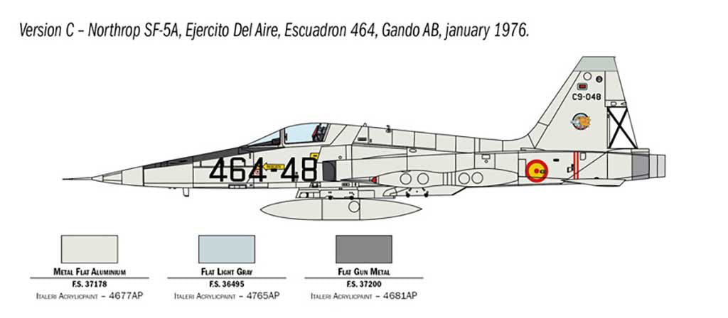Italeri 1:72 F-5A Freedom Fighter - 1441