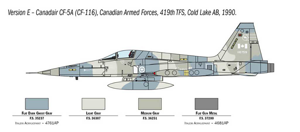 Italeri 1:72 F-5A Freedom Fighter - 1441