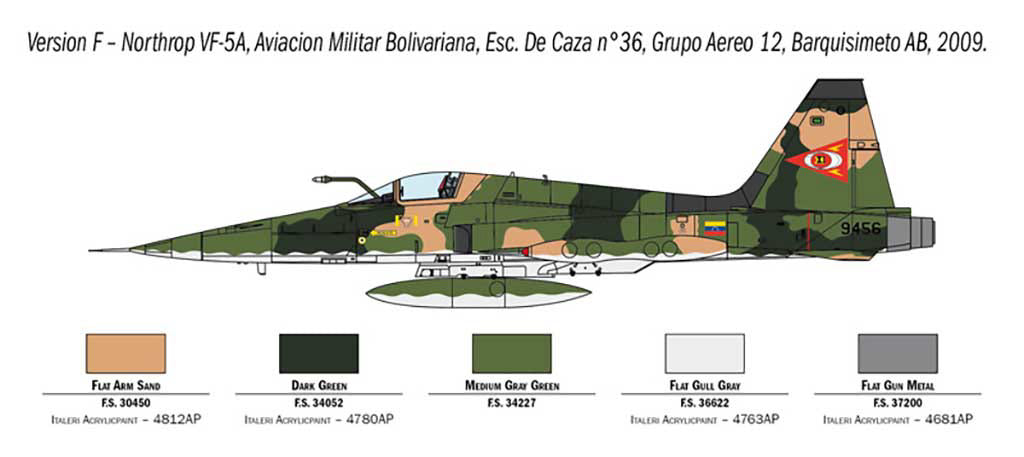 Italeri 1:72 F-5A Freedom Fighter - 1441