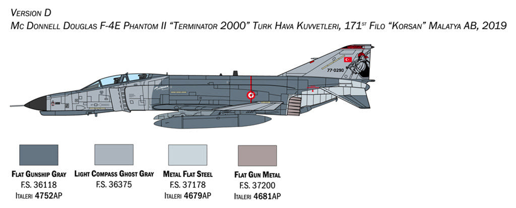 Italeri 1:72 McDonnell Douglas F-4E/F Phantom II - 1448
