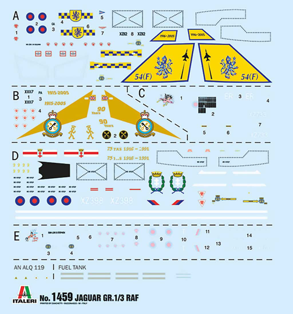 Italeri 1:72 RAF Jaguar GR.1-3 - 1459