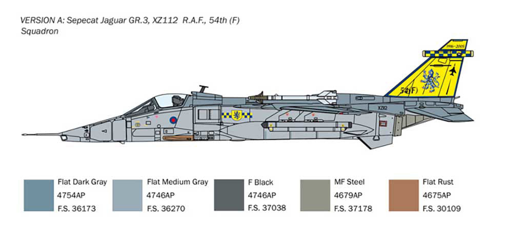 Italeri 1:72 RAF Jaguar GR.1-3 - 1459