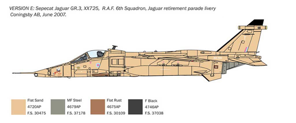 Italeri 1:72 RAF Jaguar GR.1-3 - 1459