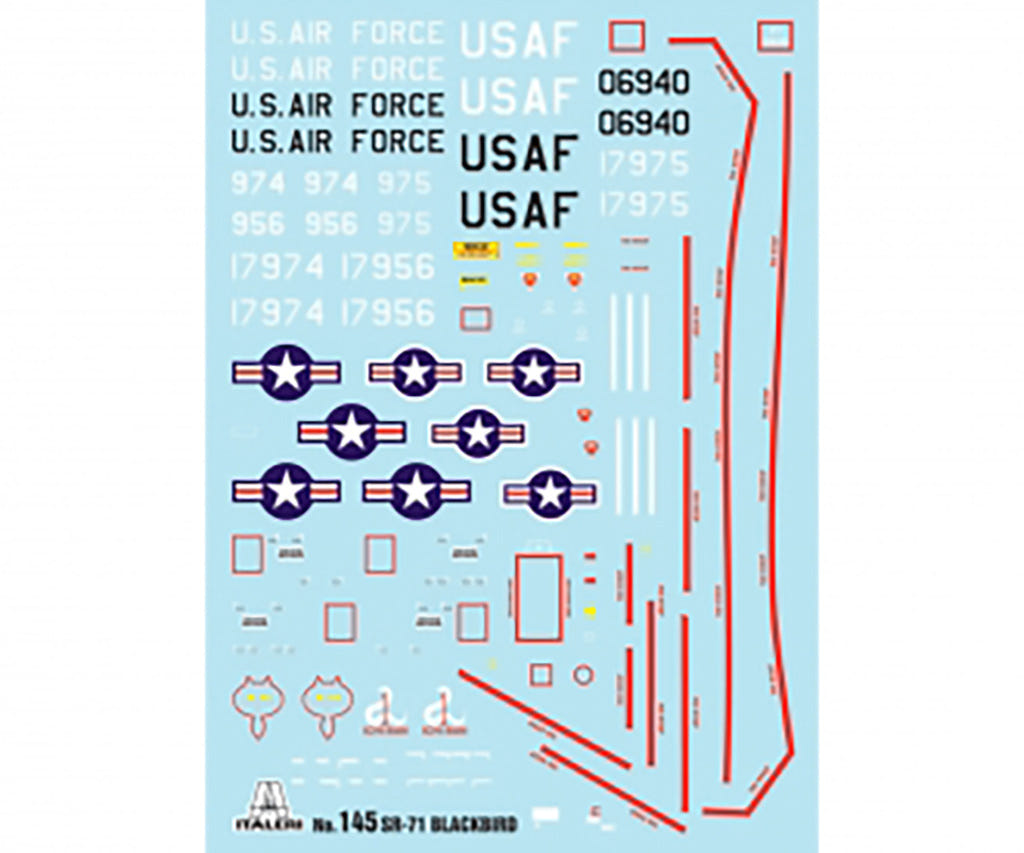 Italeri 1:72 SR-71 BLACKBIRD with DRONE - 145