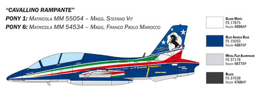 Italeri 1:72 Aermacchi MB-339 60th Anniversary - 1461