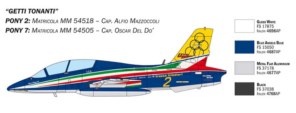 Italeri 1:72 Aermacchi MB-339 60th Anniversary - 1461