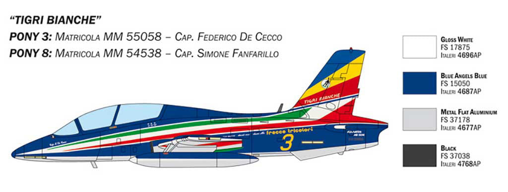 Italeri 1:72 Aermacchi MB-339 60th Anniversary - 1461