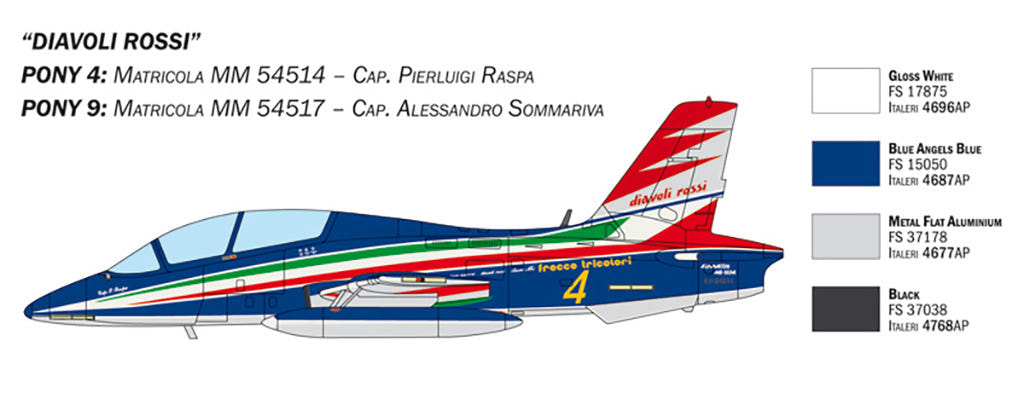 Italeri 1:72 Aermacchi MB-339 60th Anniversary - 1461