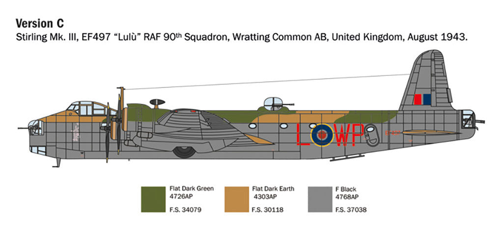 Italeri 1:72 Stirling Mk.III - 1462