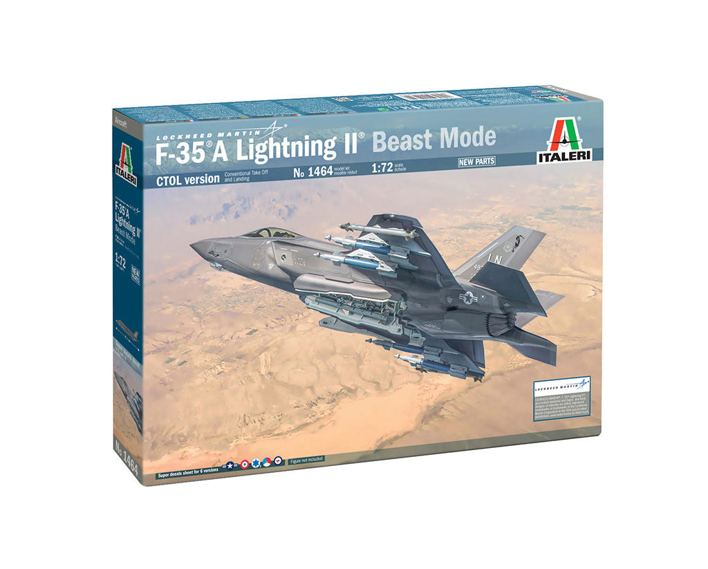 Italeri 1:72 F-35A Lightning II (Beast Mode) - 1464