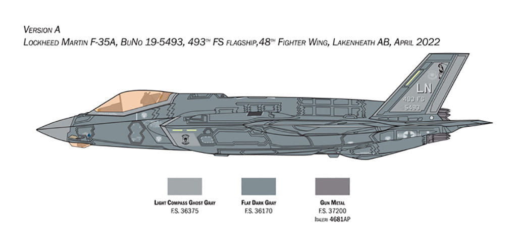 Italeri 1:72 F-35A Lightning II (Beast Mode) - 1464