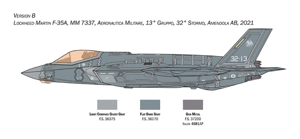 Italeri 1:72 F-35A Lightning II (Beast Mode) - 1464