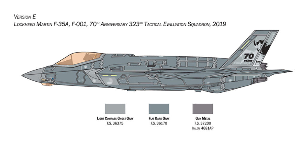 Italeri 1:72 F-35A Lightning II (Beast Mode) - 1464