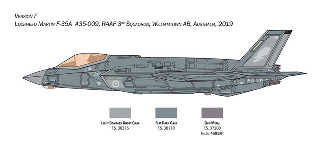 Italeri 1:72 F-35A Lightning II (Beast Mode) - 1464