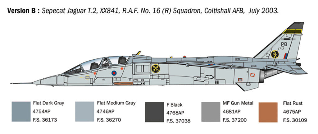 Italeri 1:72 RAF Jaguar T.2 Trainer - 1470